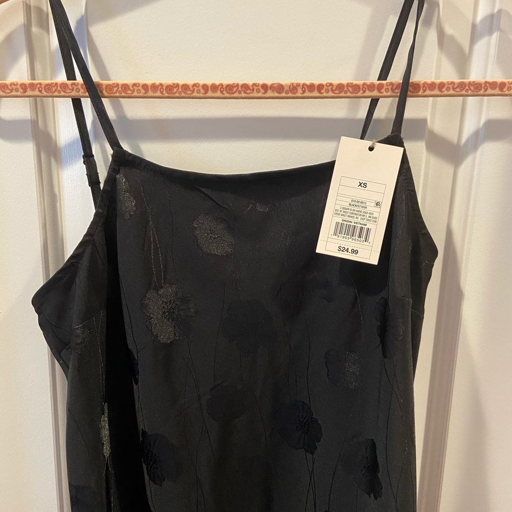Black strappy dress